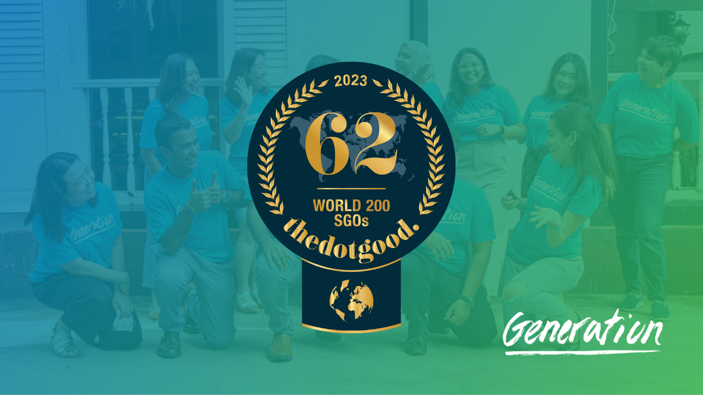 Generation ranks #62 in 2023 list of top 200 social good organizations ...